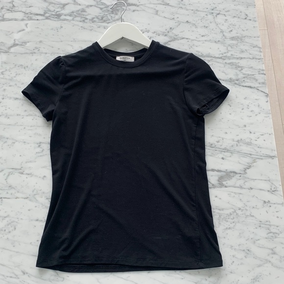 Aritzia Babaton Everyday Hip T-Shirt, Black, 00 - Picture 1 of 2